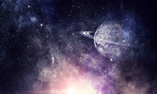 Space planets and nebula — Stock Photo, Image
