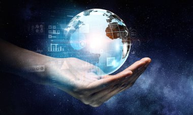 Global iletişim ve ağ. Karışık teknik