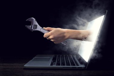 Internet güvenlik anlayışı. Karışık teknik