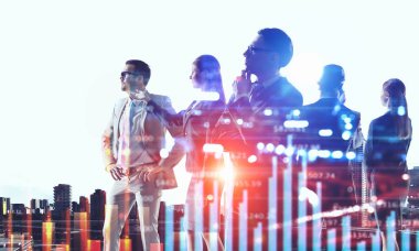 Modern iş yaşam. Karışık teknik