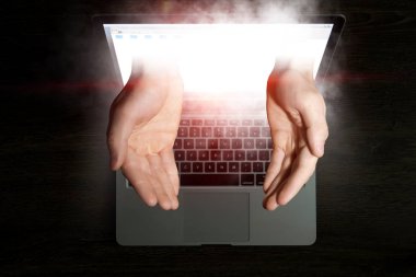 Internet güvenlik anlayışı. Karışık teknik