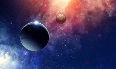 Uzay gezegenler ve Bulutsusu