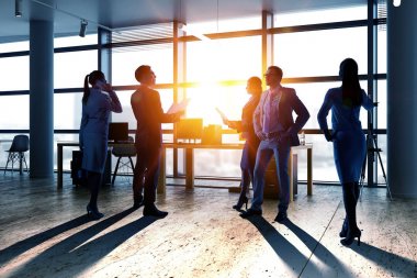 İş ekibimiz. Karışık teknik