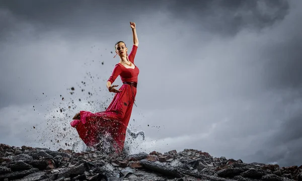 A dança é a sua paixão — Fotografia de Stock