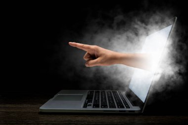 Internet güvenlik anlayışı. Karışık teknik