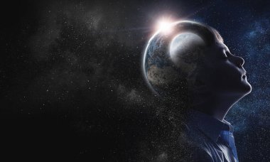 O bu dünya keşfetmek istiyor