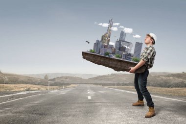 Mimar sunmak onun projesi