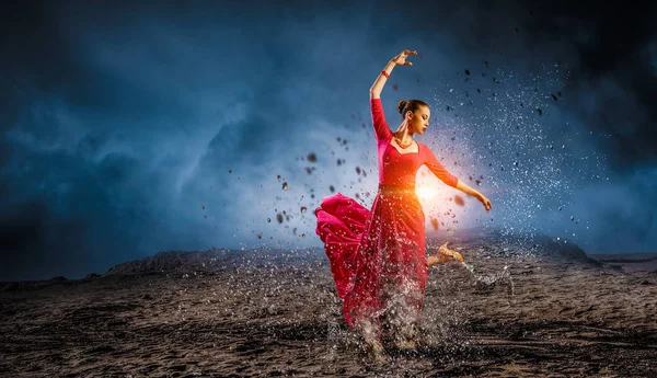 A dança é a sua paixão — Fotografia de Stock