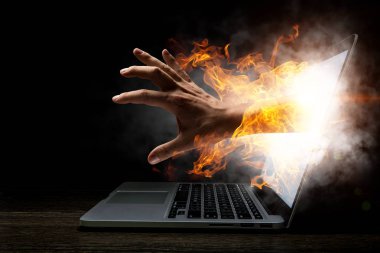 Internet güvenlik anlayışı. Karışık teknik