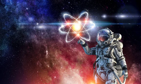 Astronomii jako věda. Kombinovaná technika — Stock fotografie