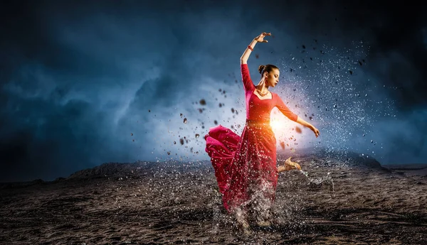 A dança é a sua paixão — Fotografia de Stock