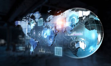 Global iletişim ve ağ. Karışık teknik