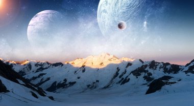 Uzay gezegenler ve doğa