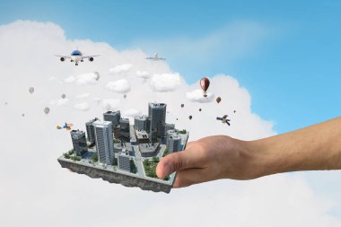 Endüstriyel yapı kavramı. Karışık teknik
