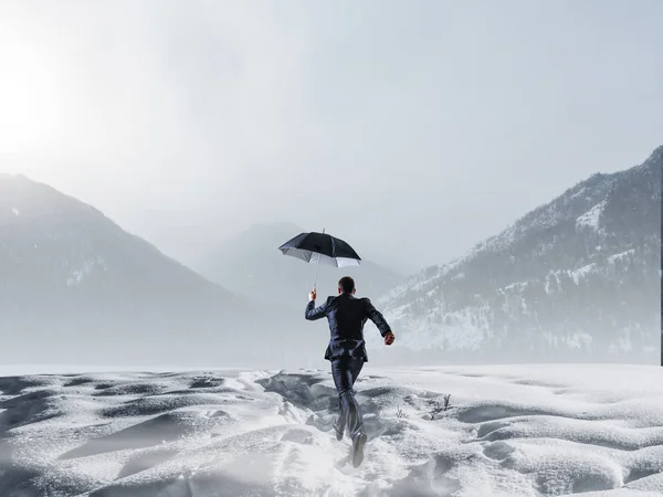 Niente lo fermera '. Mezzi misti — Foto Stock