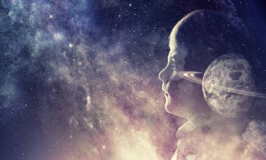 Bu büyük dünya keşfetmek. Karışık teknik