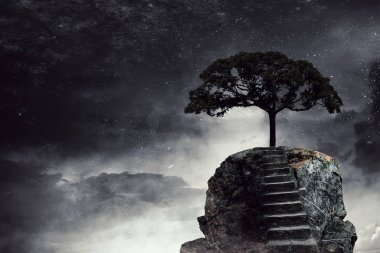 Üstüne alma. Karışık teknik