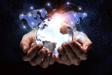 Global iletişim ve ağ. Karışık teknik