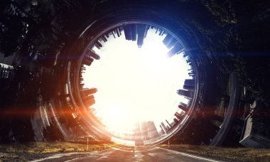 Kocaman bizim dünya. Karışık teknik