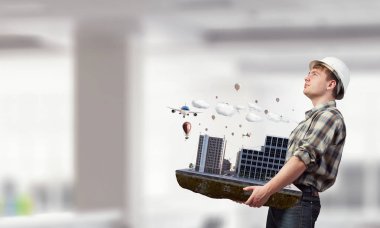 Mimar sunmak onun projesi