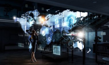 Küresel iş onun stratejisi