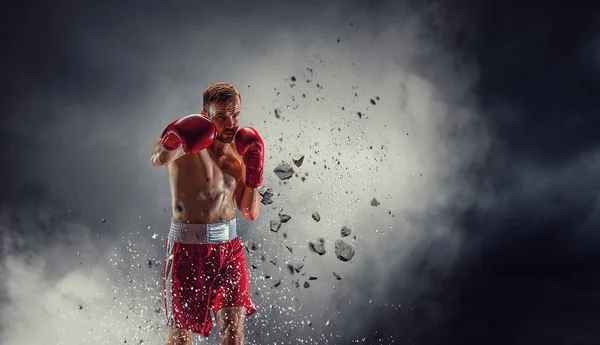 Determined to be winner . Mixed media — Stock Photo, Image