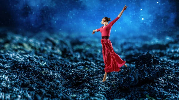 Dance is her passion — Stock Photo, Image