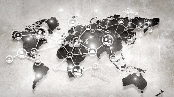 Wereldwijde netwerken business — Stockfoto