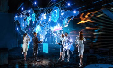 Küresel iş stratejisi üzerinde çalışma