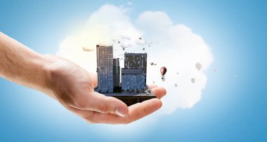 Kentsel inşaat geliştirme. Karışık teknik