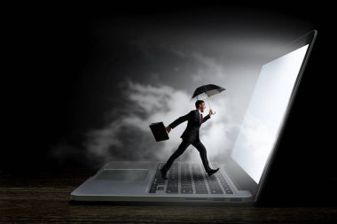 Internet ve siber kavramı. Karışık teknik