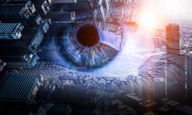 Şehir kuş görünümü