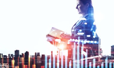 Modern iş yaşam. Karışık teknik