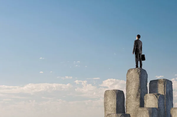 Cuando estés en la cima. Medios mixtos —  Fotos de Stock