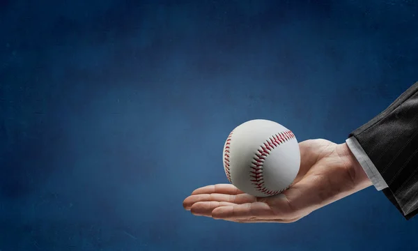 Beyzbol oyun kavramını — Stok fotoğraf