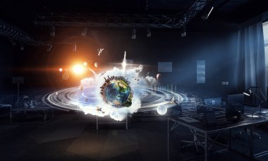 El tüm dünyada. Karışık teknik