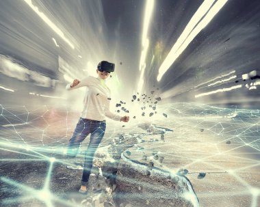 En etkileyici eğlence teknolojileri. Karışık teknik