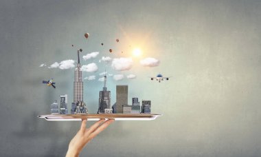 Kentsel İnşaat Fuarı. Karışık teknik