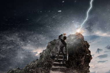 Kavramı başarı ve hedef ulaşmak. Karışık teknik