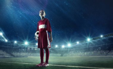 Zafer için sonsuz will ile. Karışık teknik