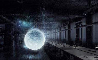 Ay gezegeni keşfetmek. Karışık teknik