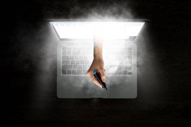 Internet güvenlik anlayışı. Karışık teknik