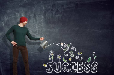 Sağ daha iyi geleceğe yatırım. Karışık teknik