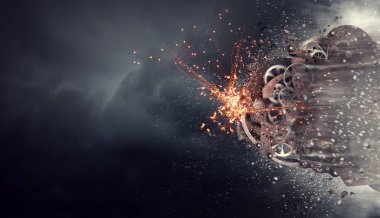 Vites mekanizması çalışıyor. Karışık teknik