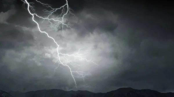 Dramatic thunder background — Stock Photo, Image