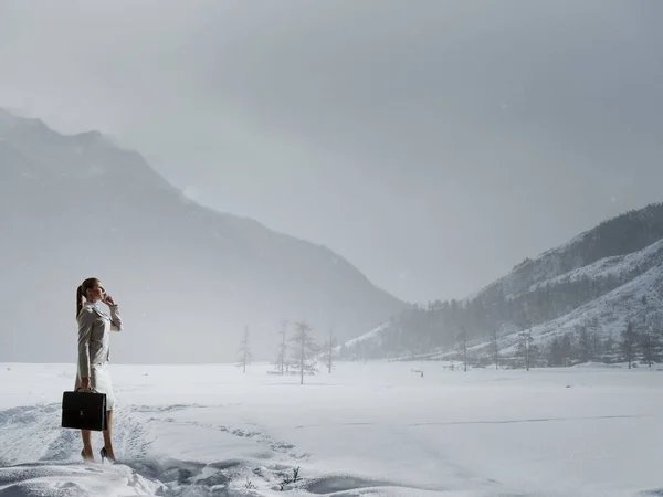 Chladné počasí není důvod — Stock fotografie