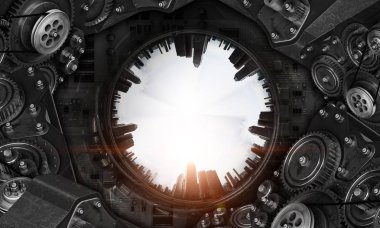 Metal dişli mekanizması. Karışık teknik