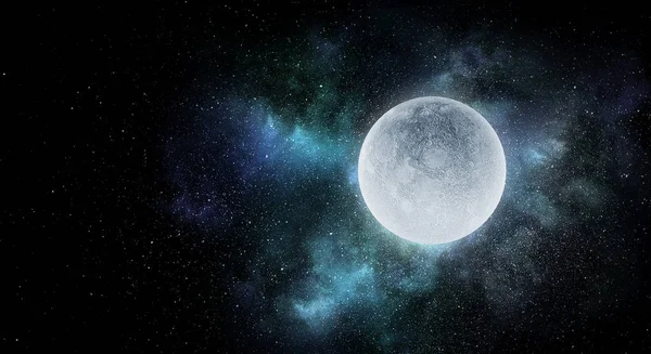 É lua cheia — Fotografia de Stock