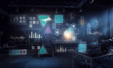 Medya Teknolojileri iş için. Karışık teknik