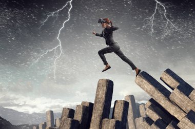 Sanal gerçeklik hissediyorum. Karışık teknik